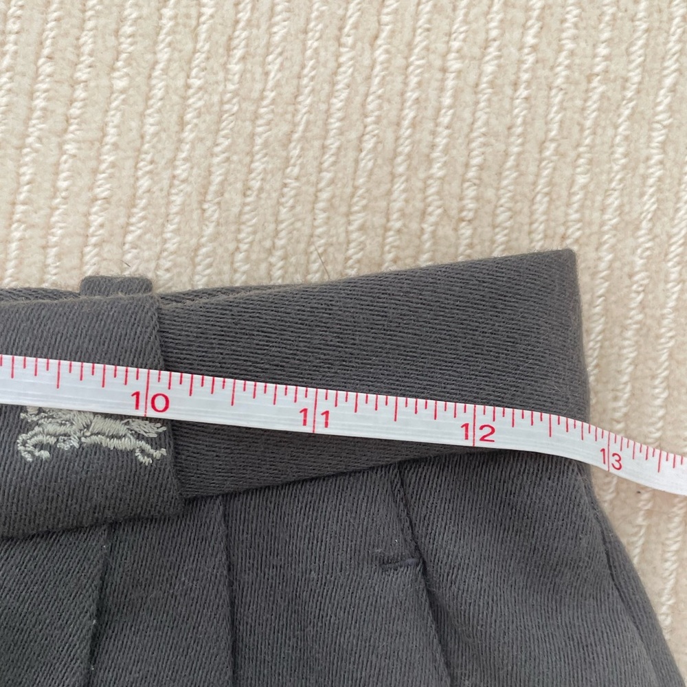 Burberry Gray Lined Wool Trousers Size 2 - Picture 9 of 15
